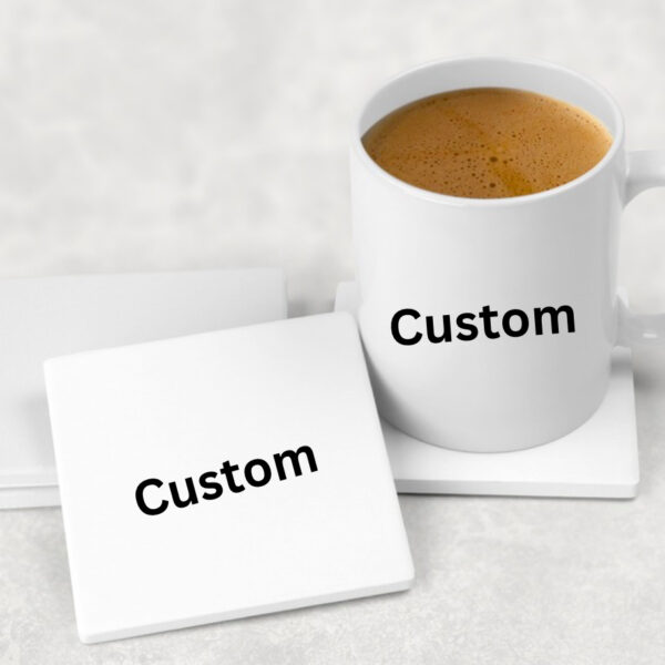 Custom Mug & Coaster ( Square Coaster)