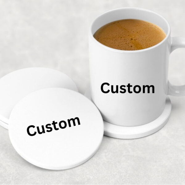 Custom Mug & Coaster ( Circle )