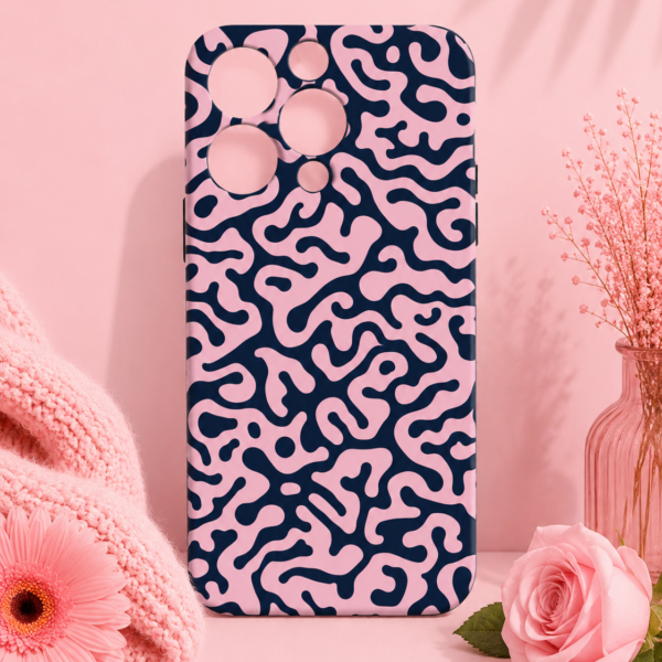 Midnight Rose | Abstract Pattern Phone Case